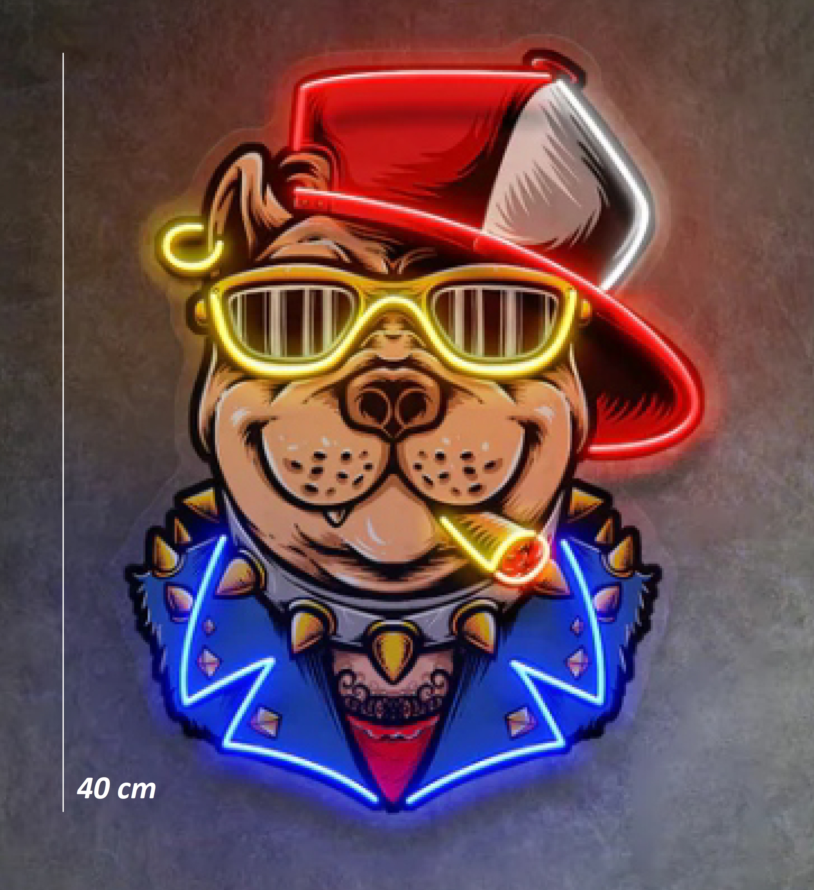 Pop-art neon mekan uygulaması