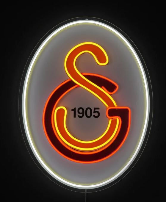 Galatasaray neon tabela yakın ürün görünümü
