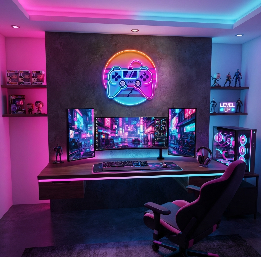 Gamer Oyun Kolu Neon