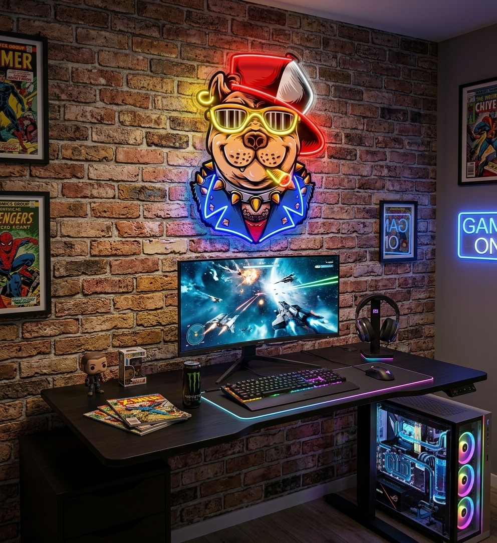 Köpek Patron Neon LED