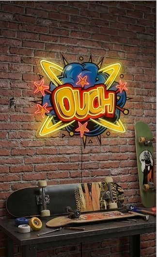 Comic Ouch! Pop-Art Neon