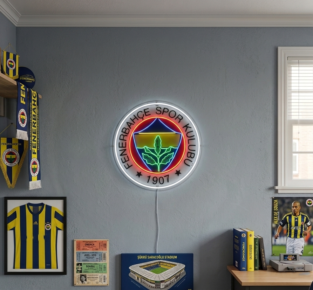 Fenerbahçe Özel Seri Neon Logo